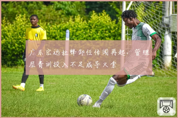 广东宏远杜锋卸任传闻再起，管理层青训投入不足成导火索
